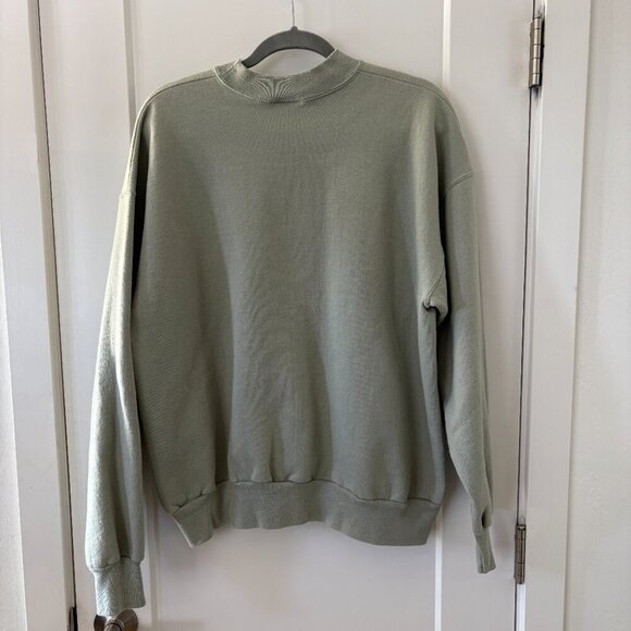 Vintage Boston Crewneck Sweater XL Green Gray Classic Americana 80s Retro USA - Picture 5 of 7